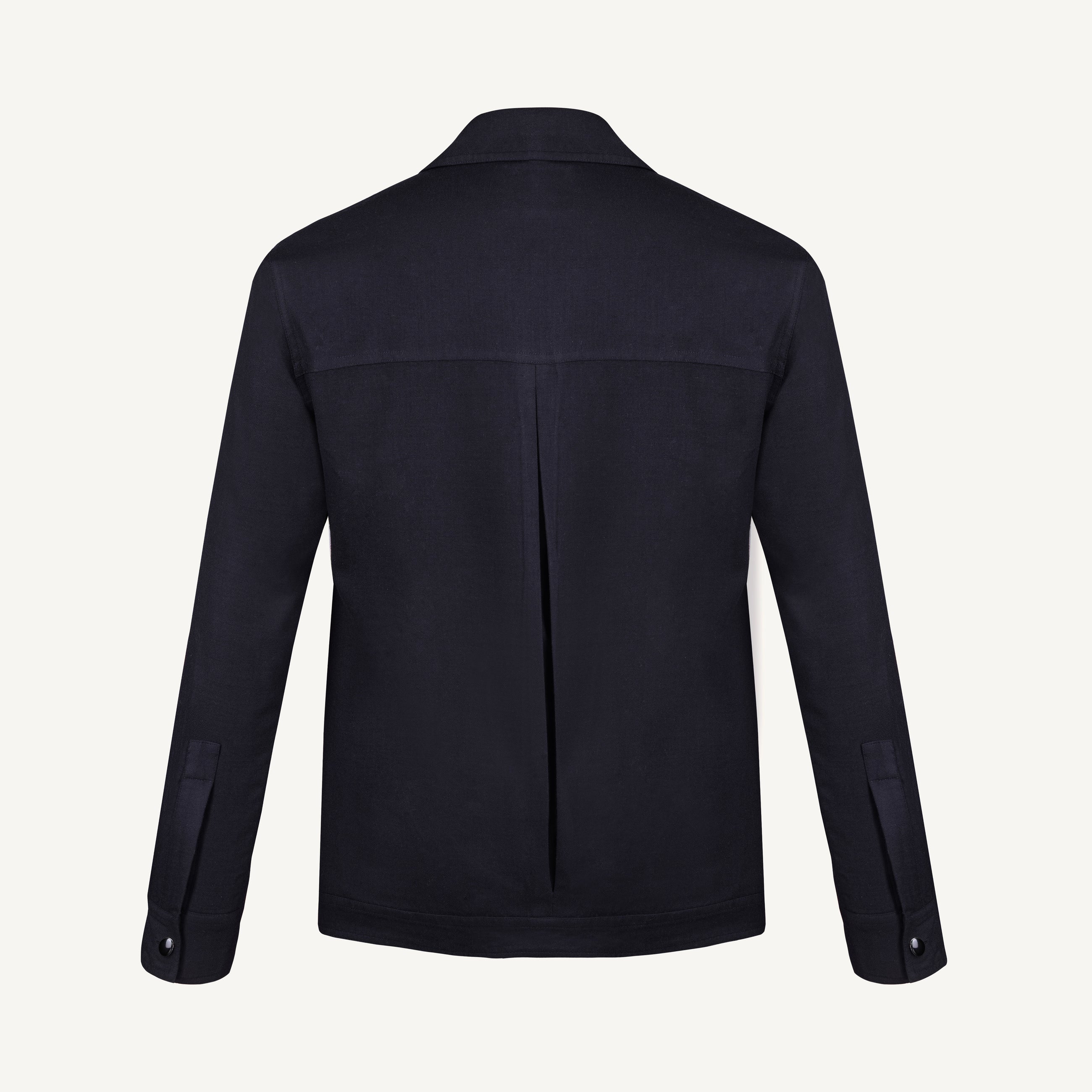Symphonia Wool-Cashmere Jacket in Cloister Blue