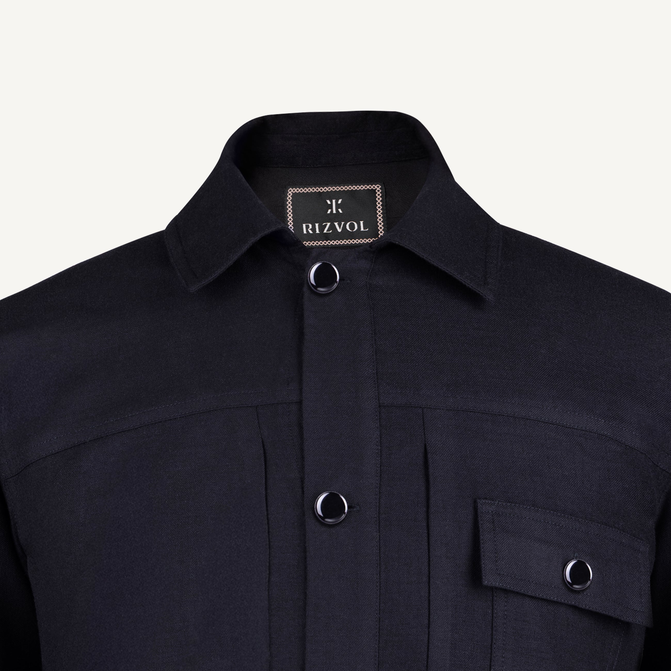 Symphonia Wool-Cashmere Jacket in Cloister Blue