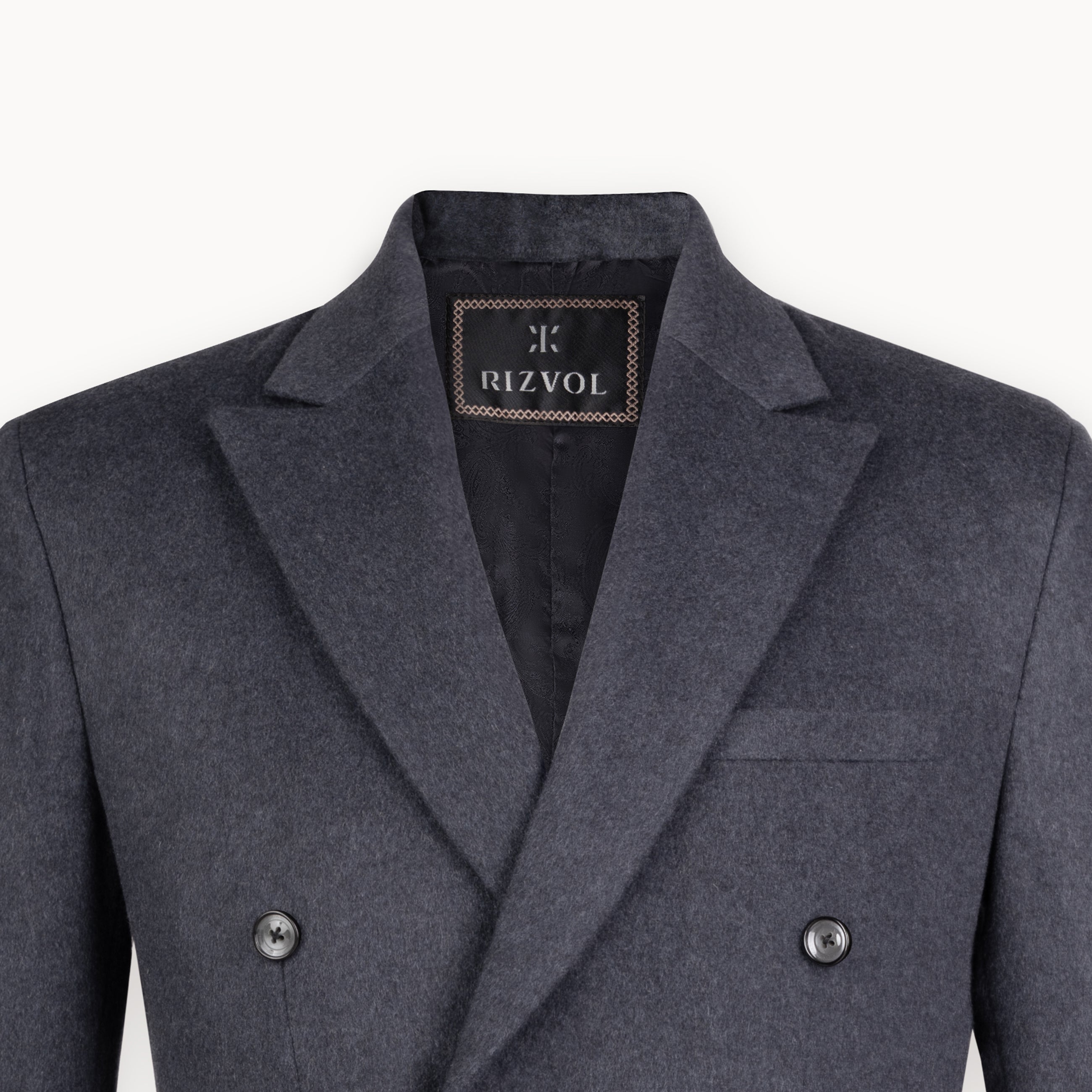 Concerto Cashmere Blazer in Stone Grey
