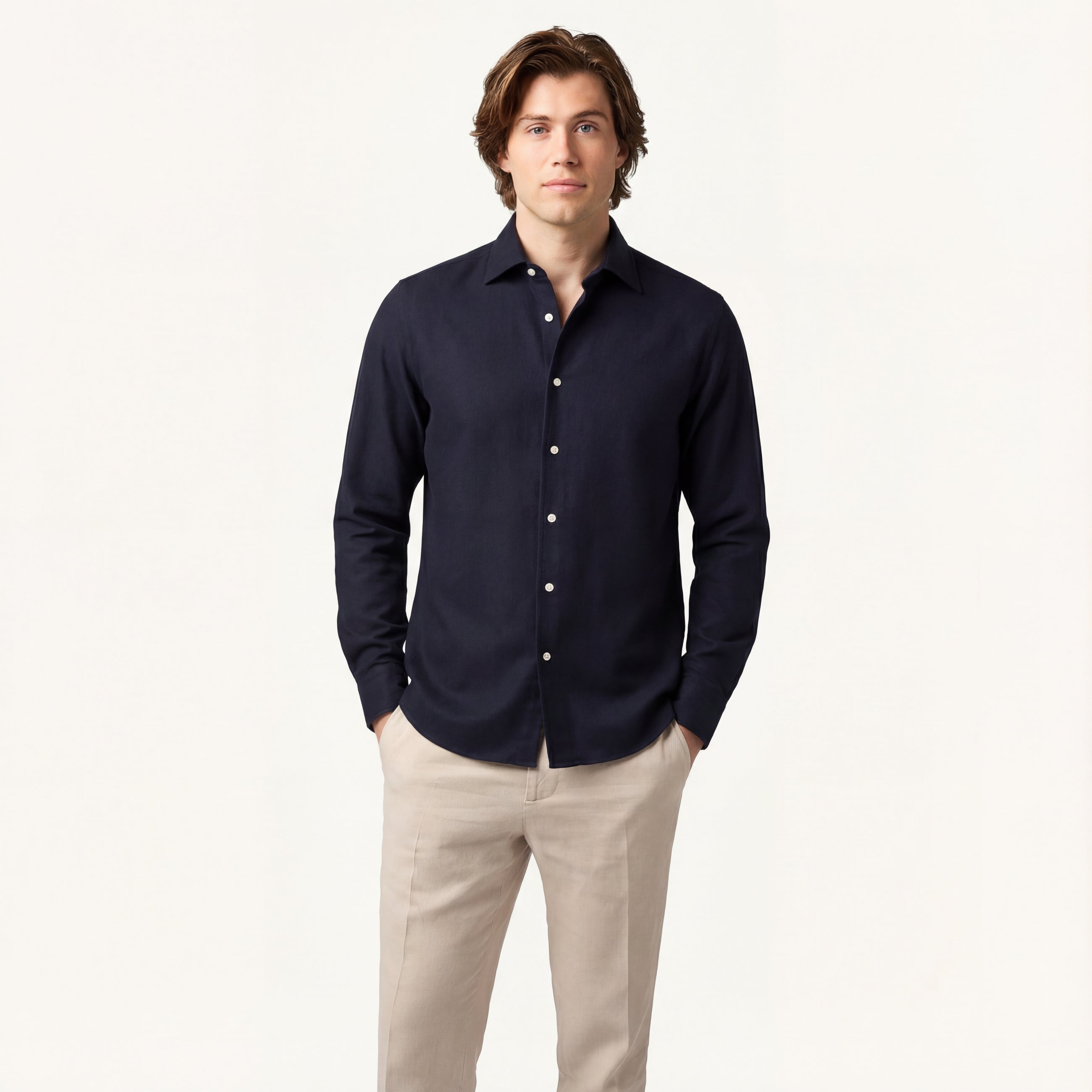 Raga Blue Wool Shirt