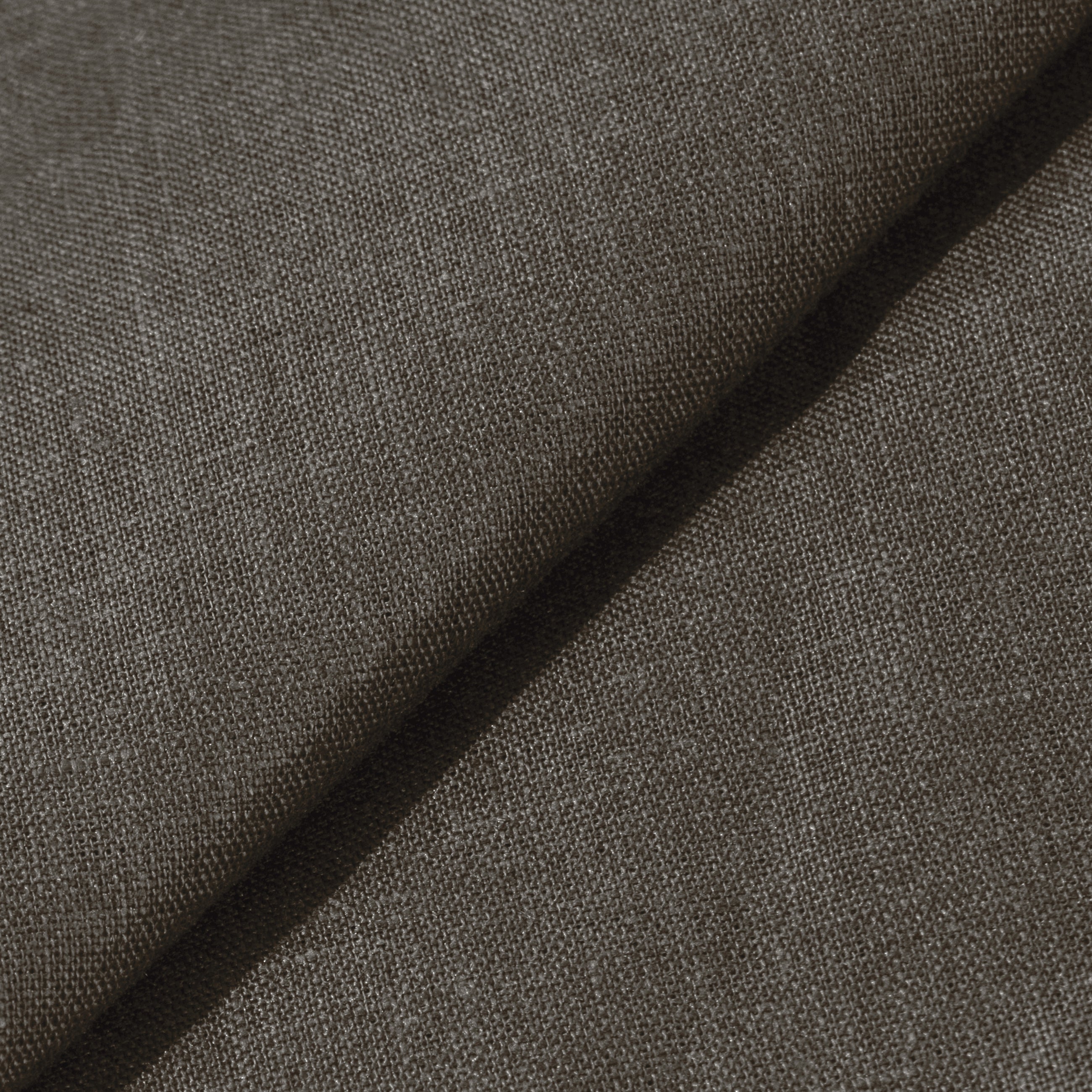 Rizvol Ashfall Olive Green linen polo shirt, fabric details