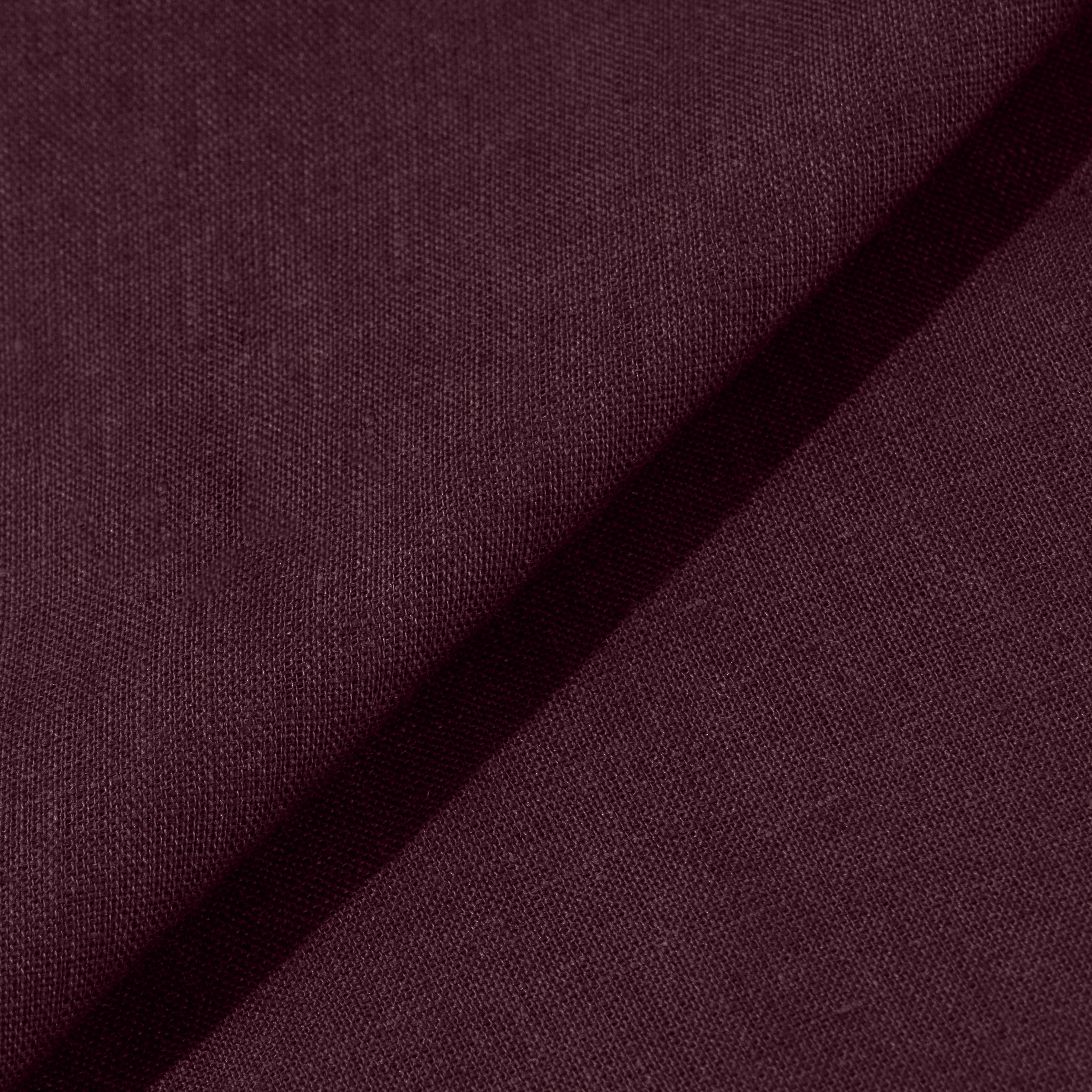 Rizvol merlot linen women's top, fabric details
