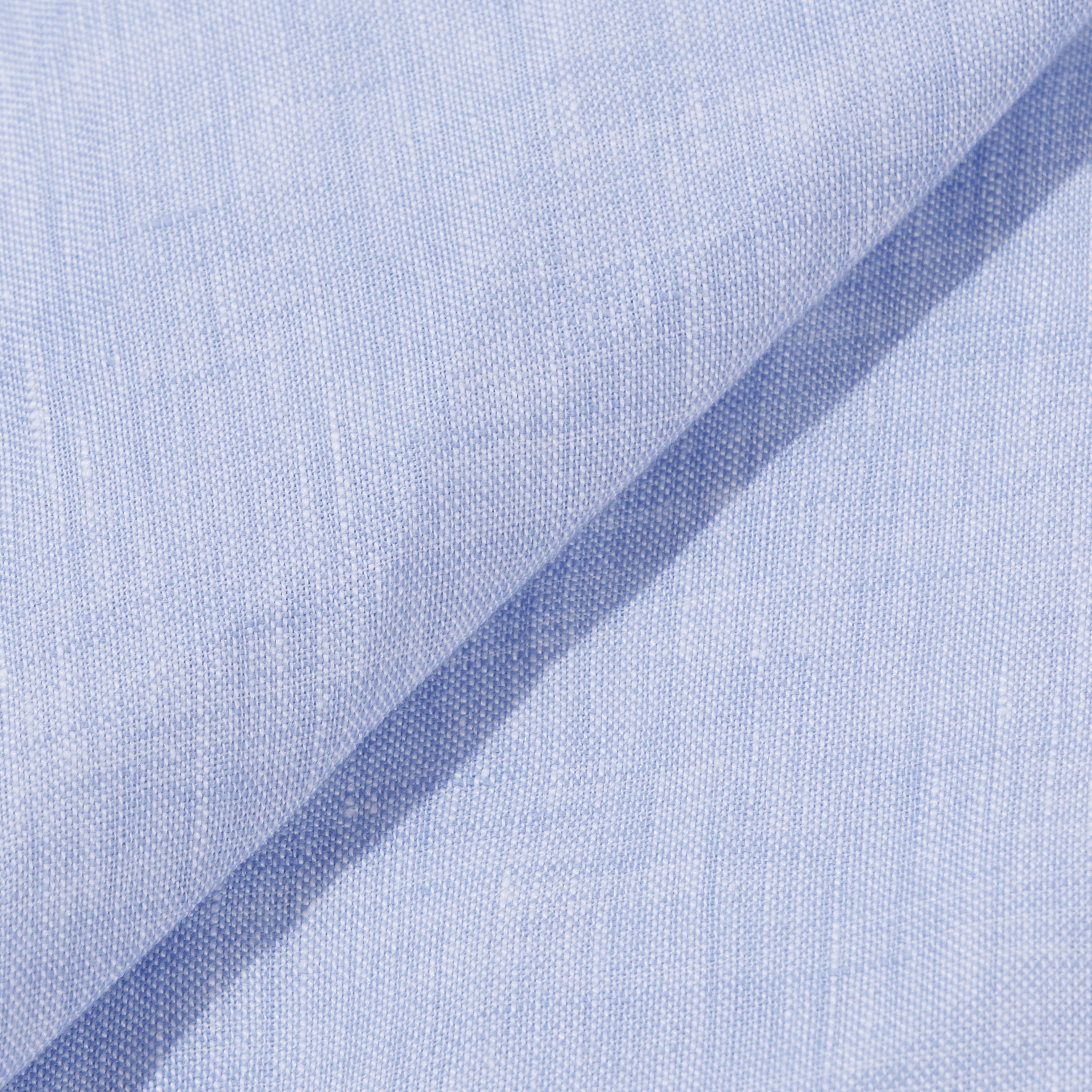 Rizvol Viola Fog Light blue women's linen shirt, fabric detail