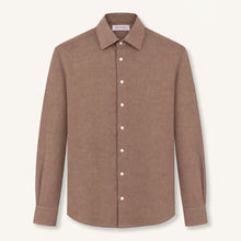 Balmorial Cotton Cashmere Shirt in Chestnut
