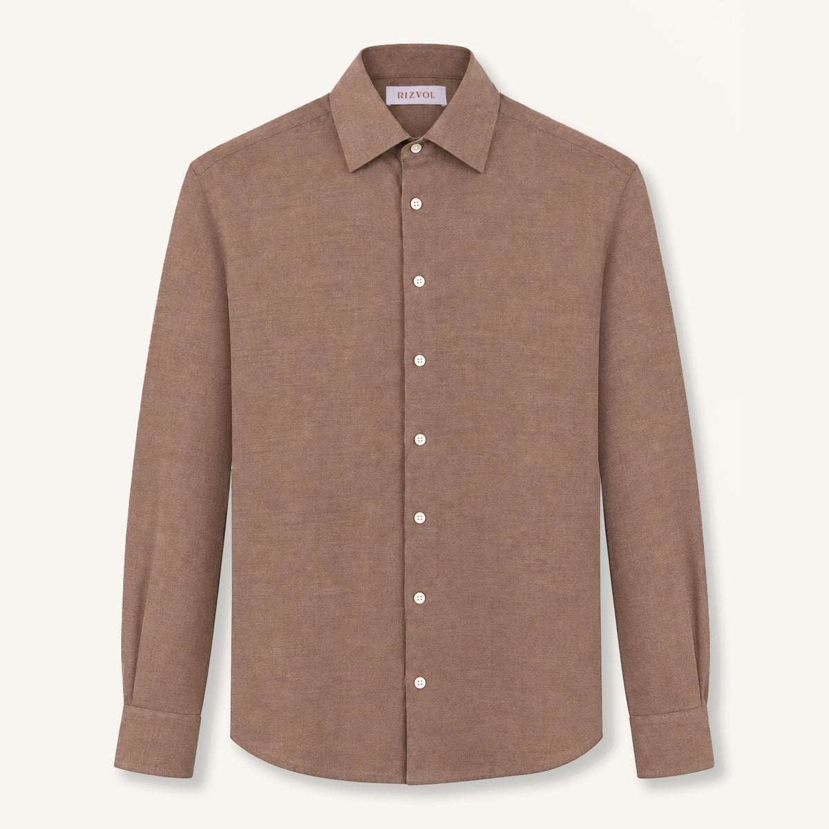Balmorial Cotton Cashmere Shirt in Chestnut