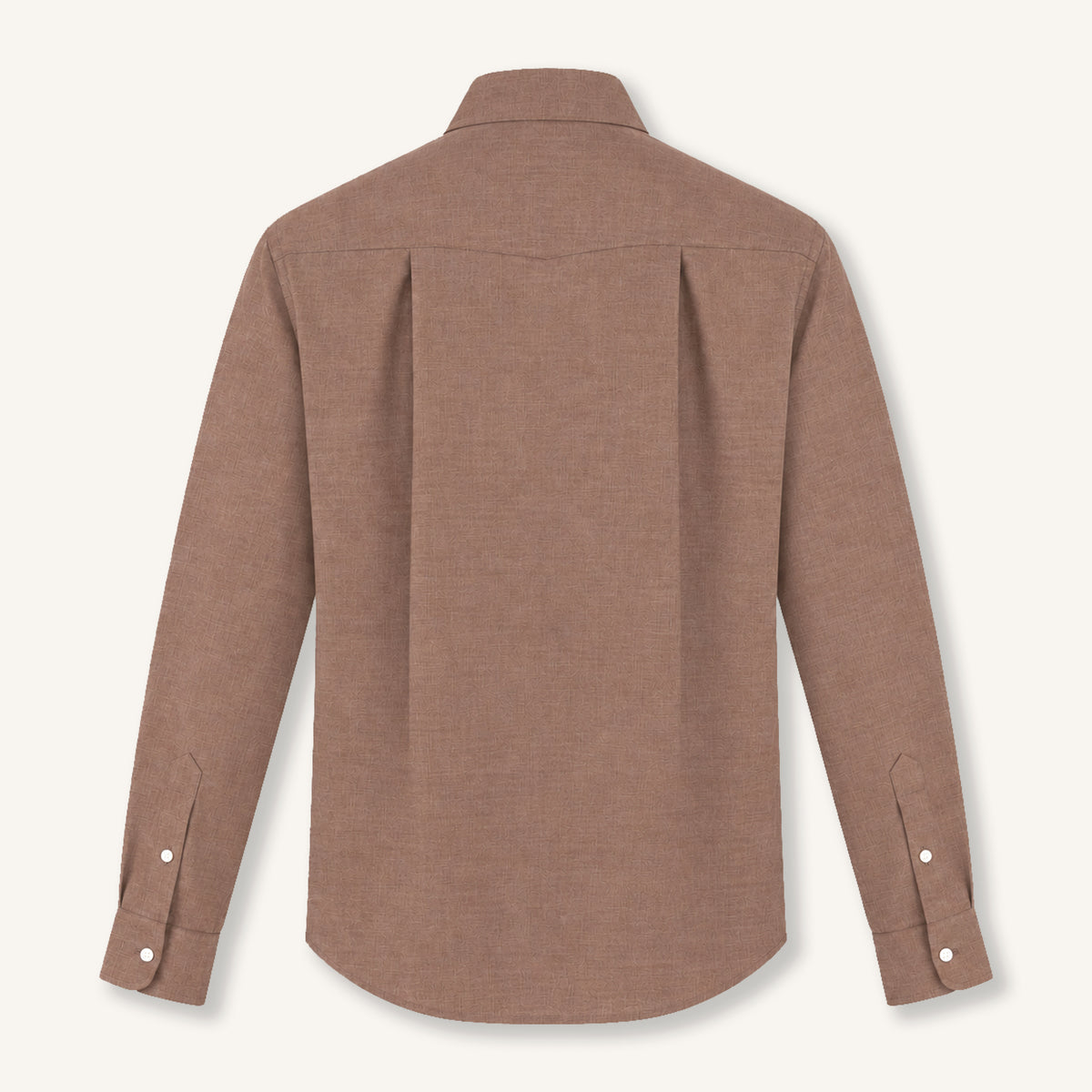 Balmorial Cotton Cashmere Shirt in Chestnut