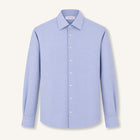 Balmorial Cotton Cashmere Shirt in Sky Blue