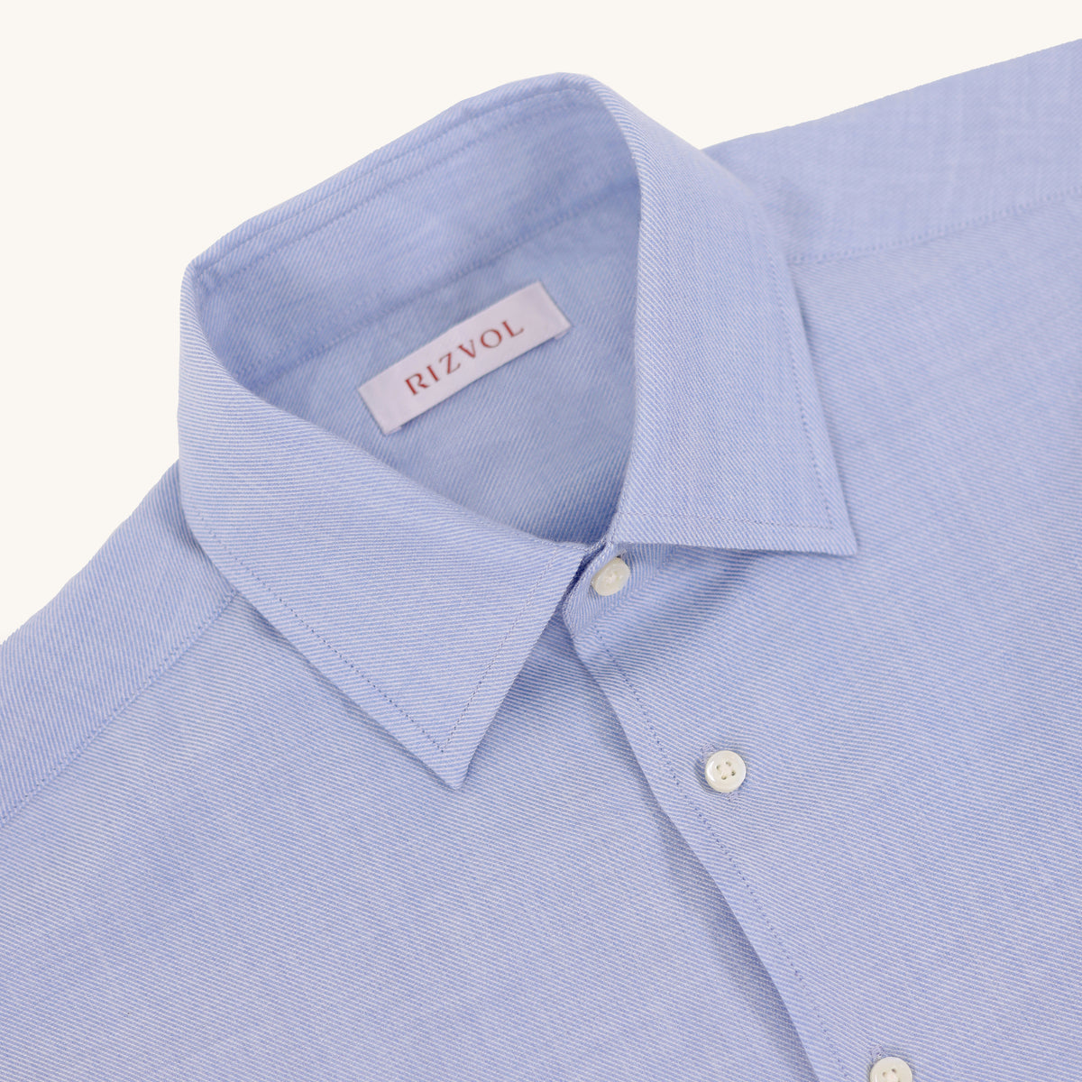 Balmorial Cotton Cashmere Shirt in Sky Blue