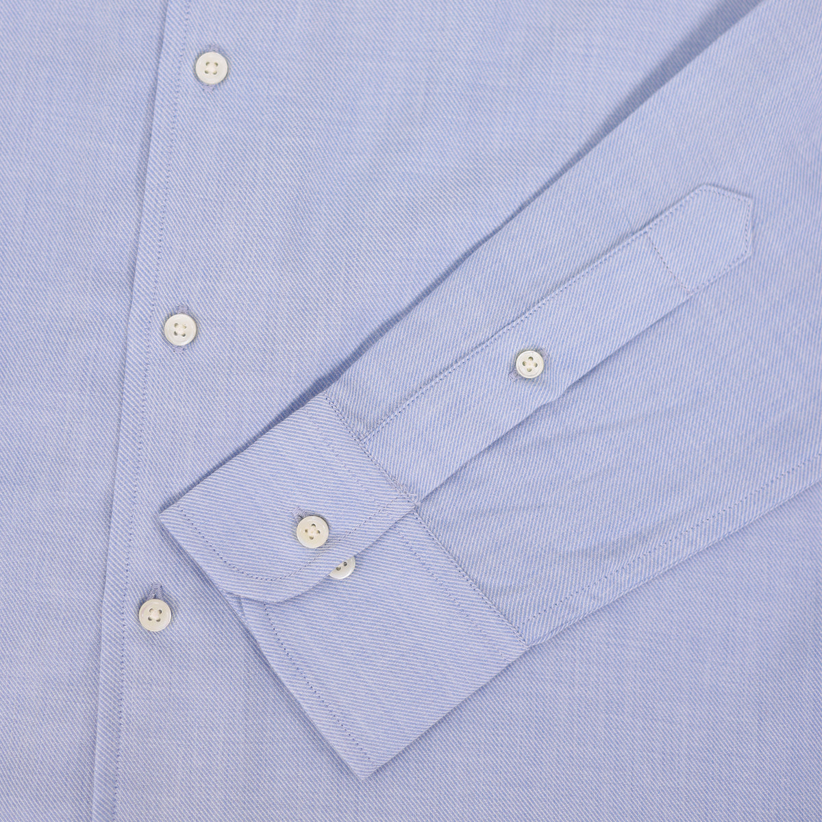 Balmorial Cotton Cashmere Shirt in Sky Blue