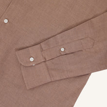 Balmorial Cotton Cashmere Shirt in Chestnut
