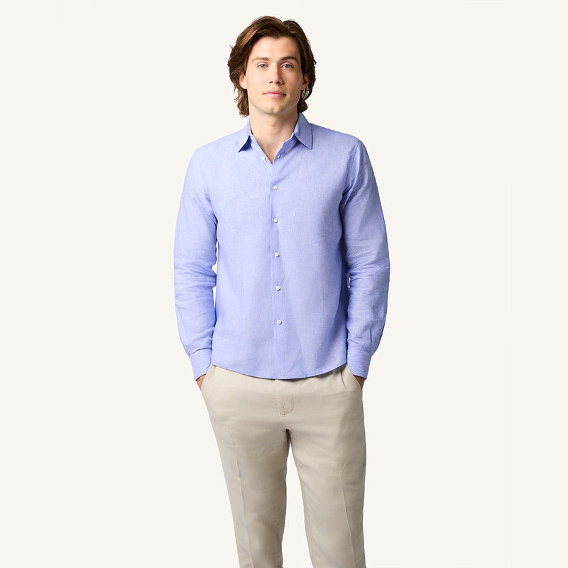 Stillwater Lilac European Linen Shirt