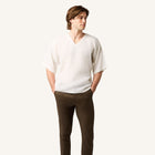 Ivory Ash Linen T-Shirt