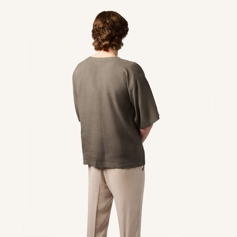 Ashfall Italian Linen T-Shirt