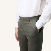 Oliva Scura Italian Linen Trousers