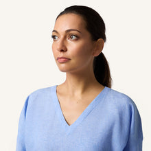 Woman's Stillwater Lilac European Linen T-Shirt
