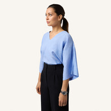 Woman's Stillwater Lilac Linen T-Shirt 34