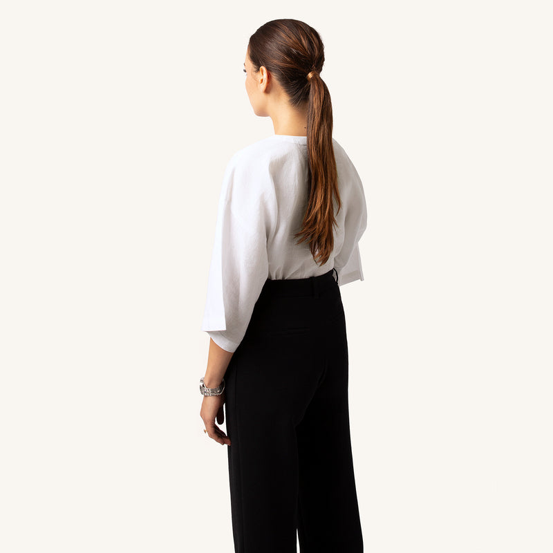 Woman's Milkstone European Linen T-Shirt