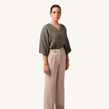 Woman's Ashfall Italian Linen T-Shirt