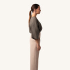 Woman's Ashfall Italian Linen T-Shirt