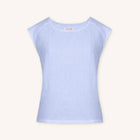 Sera Italian Lino Top in Viola Fog