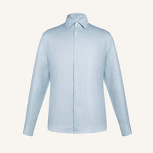 Glacier Blue Linen Shirt