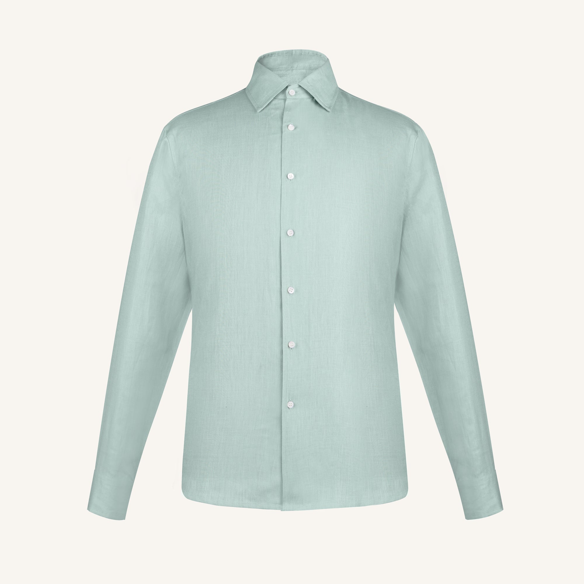 Fern Green Linen Shirt