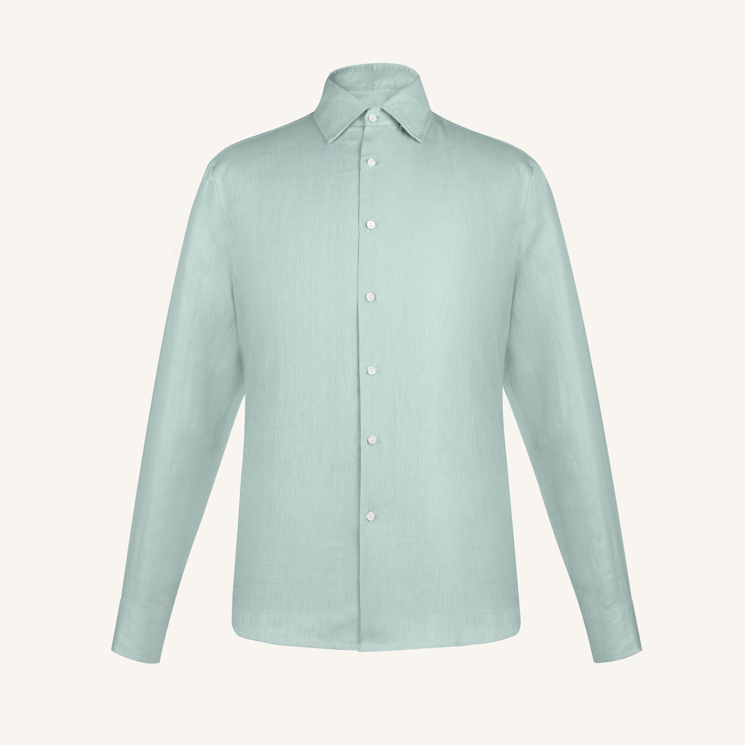Fern Green Linen Shirt