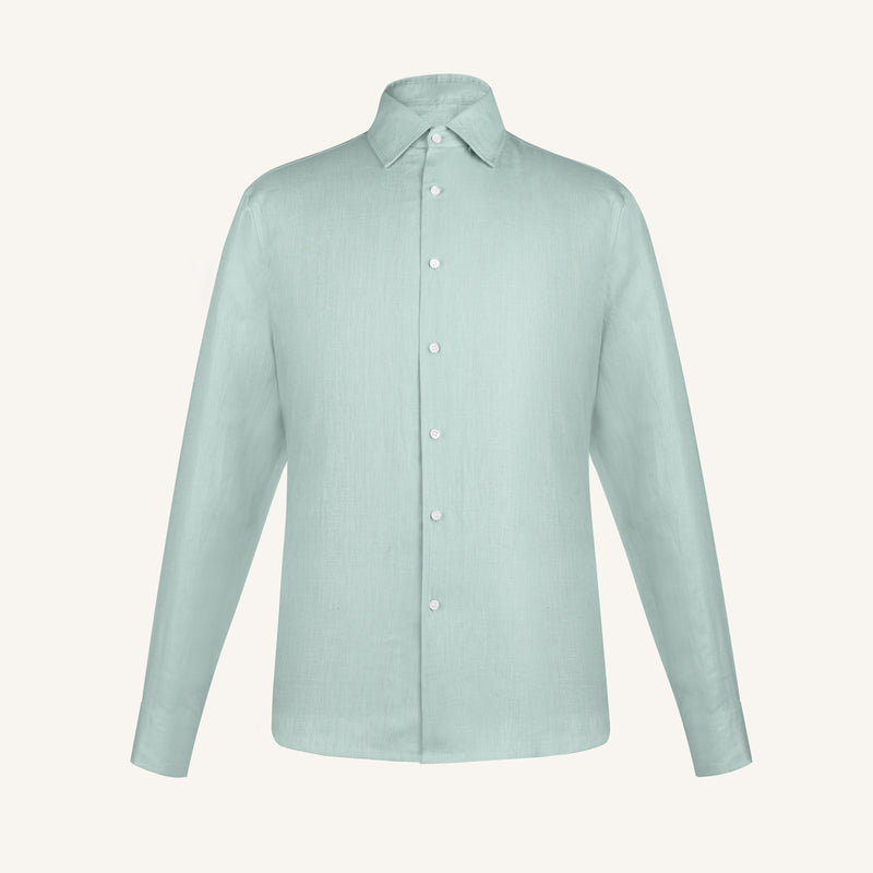 Fern Green Linen Shirt