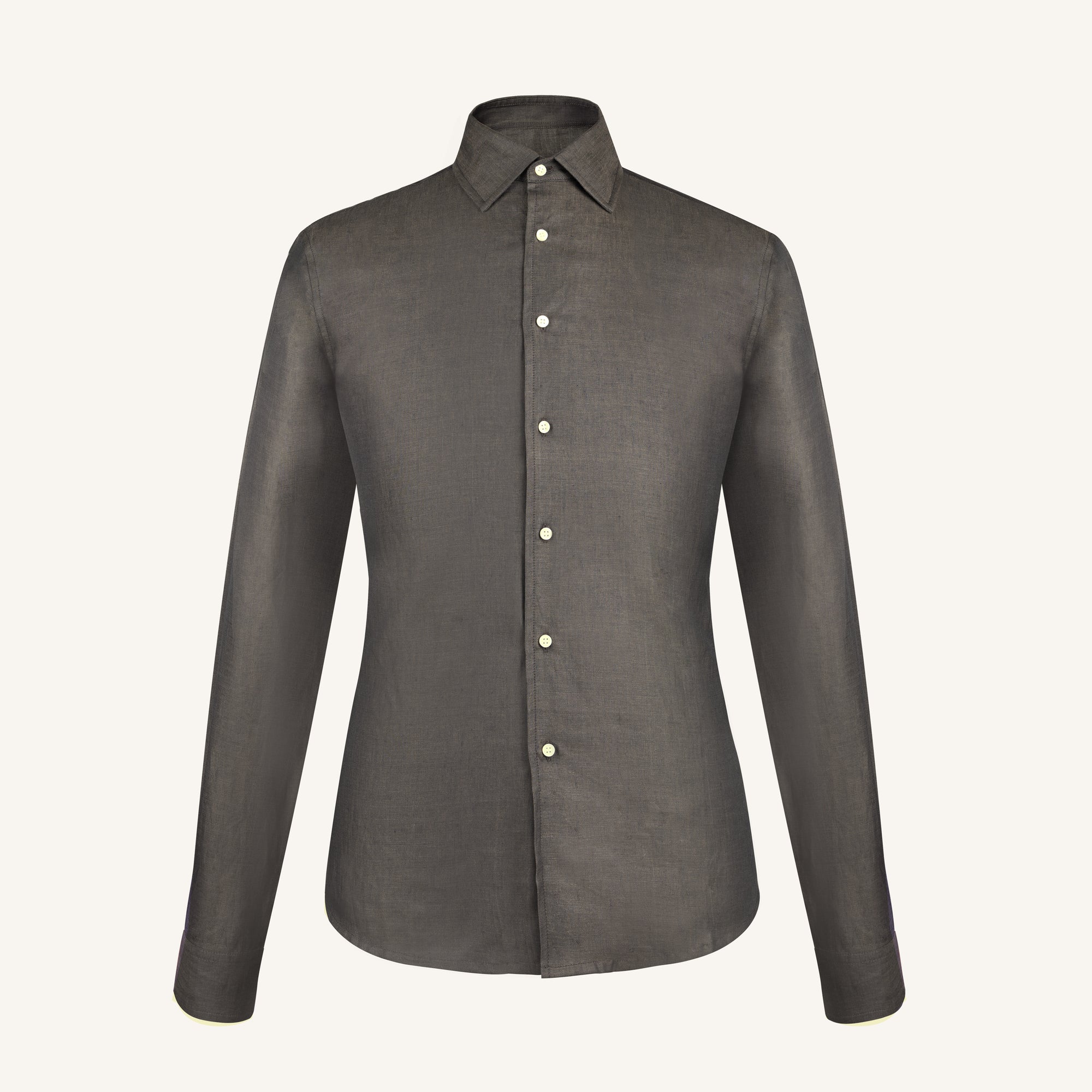 Olive Mist Linen Shirt
