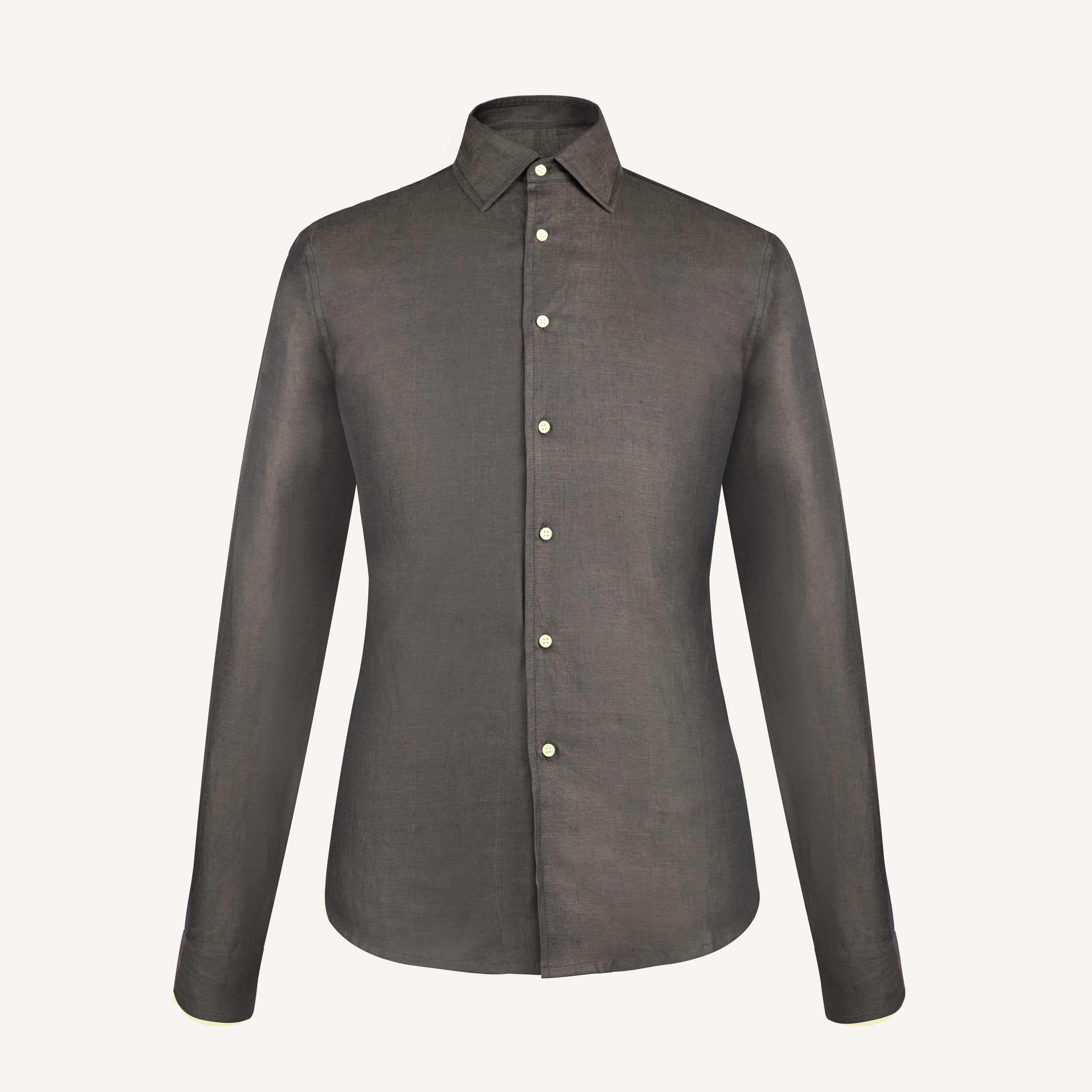 Olive Mist Linen Shirt