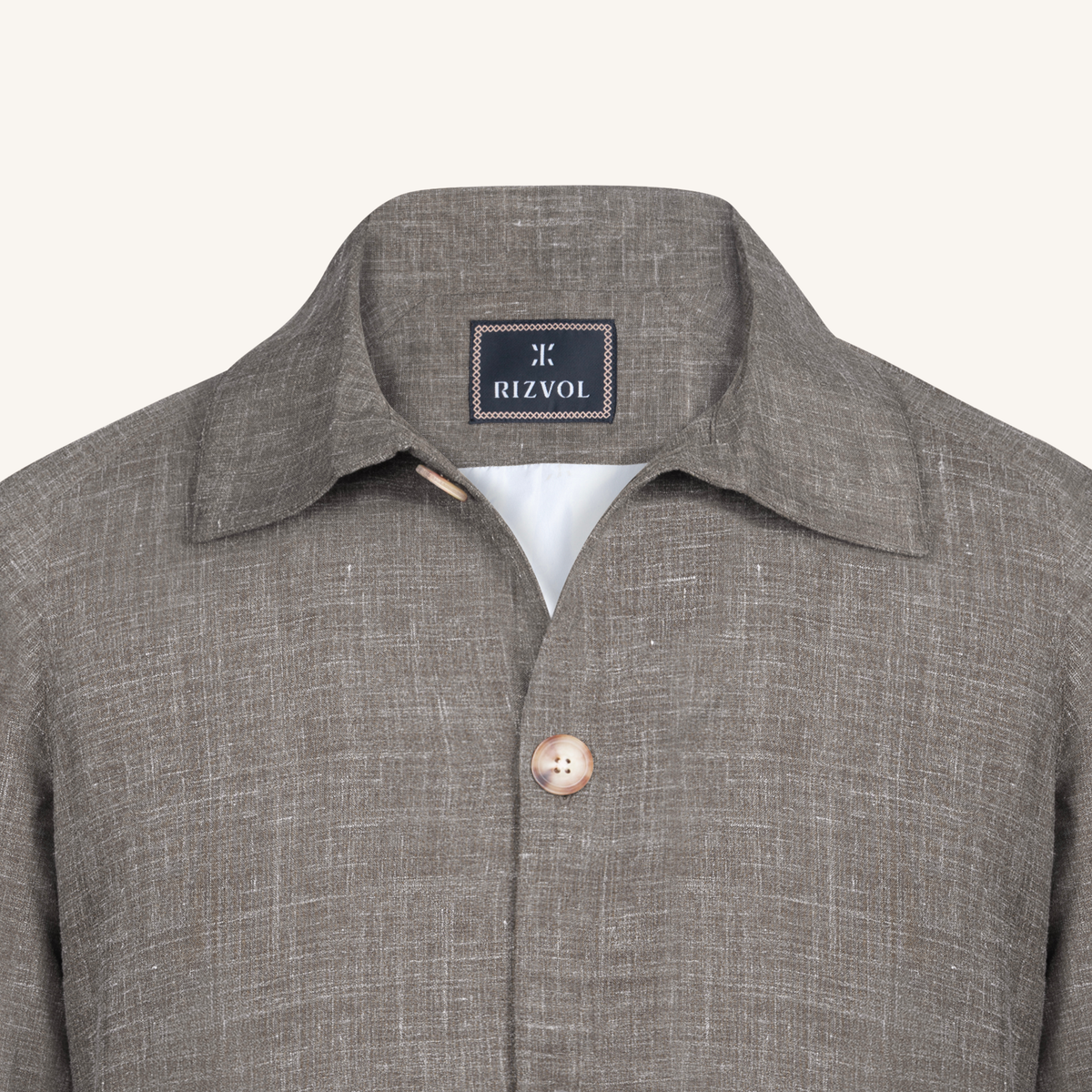 Aria Wool-Silk-Linen Jacket in Graphite
