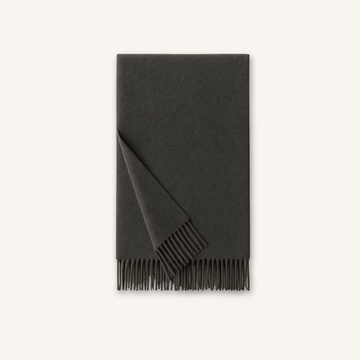 Soffio Cashmere Scarf in Moss Grey