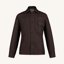 Symphonia Wool-Cashmere Jacket in Sienna Brown