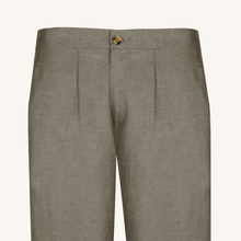 Smoked Olive Linen Leisure Pants