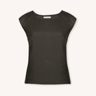 Sera Lino Top in Olive Mist