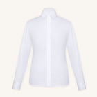 Alba Cotton-Silk Shirt in Blanc