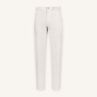 Light-Sand Wool-Silk Trouser