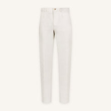 Light-Sand Wool-Silk Trouser