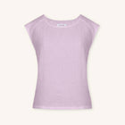 Sera Italian Lino Top in Pink Dust