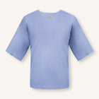 Woman's Stillwater Lilac Linen T-Shirt 34