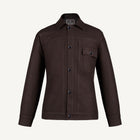 Symphonia Wool-Cashmere Jacket in Sienna Brown