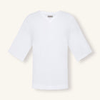 Woman's Milkstone Linen T-Shirt 34
