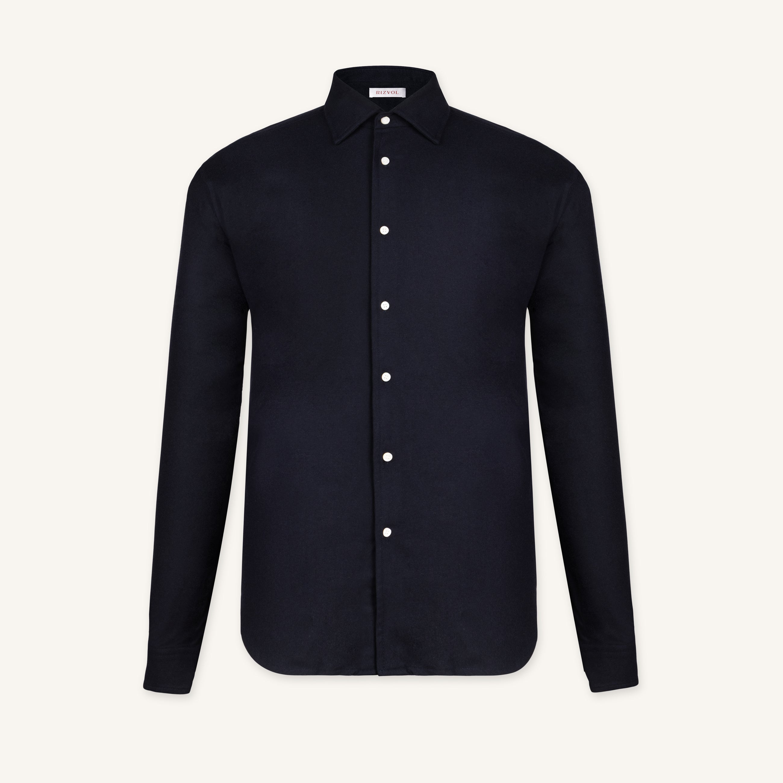 Raga Blue Wool-Cashmere Shirt