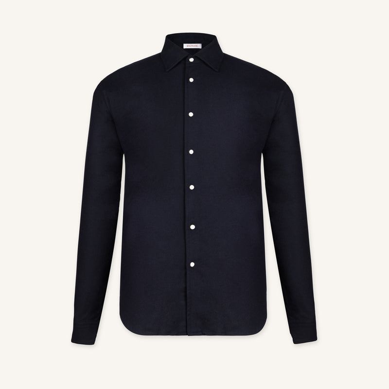 Raga Blue Wool-Cashmere Shirt