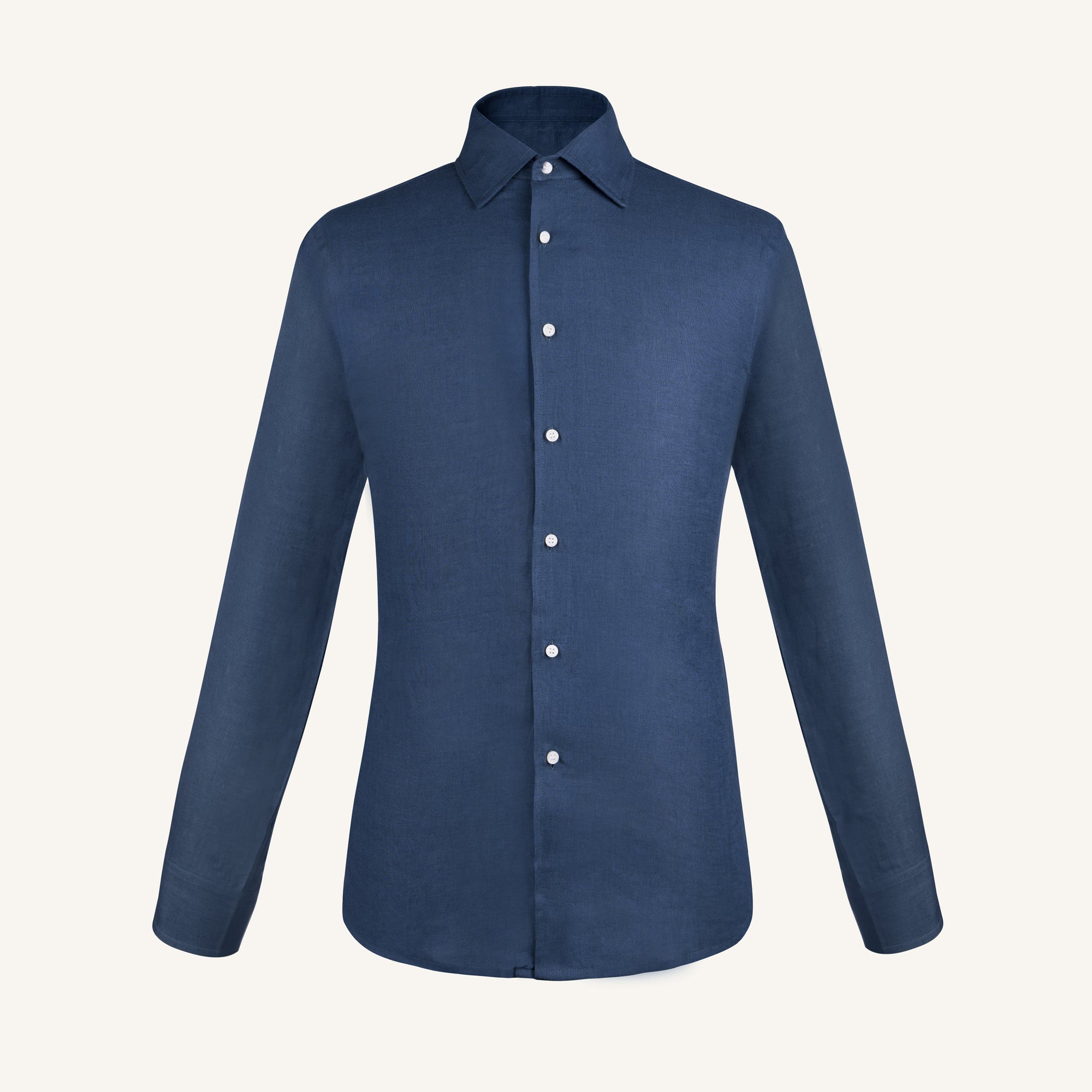 Imperial Blue Linen Shirt