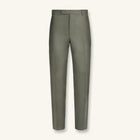 Oliva Scura Italian Linen Trousers