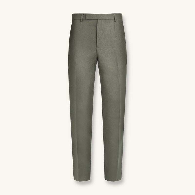 Oliva Scura Italian Linen Trousers