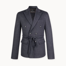 Concerto Cashmere Blazer in Stone Grey