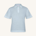 Glacier Blue Lino Polo Shirt