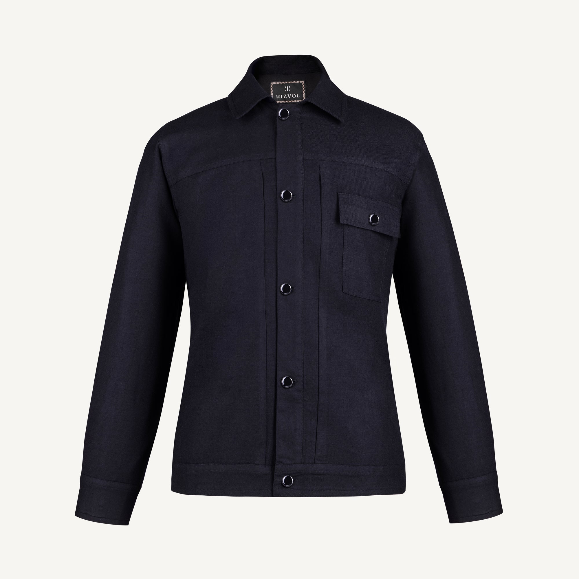 Symphonia Wool-Cashmere Jacket in Cloister Blue